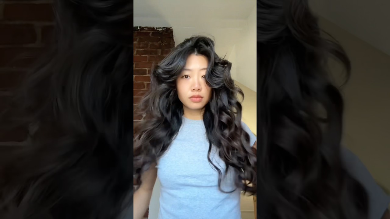 overnight heatless ROBE curls! #heatlesscurls #heatlesshairstyles