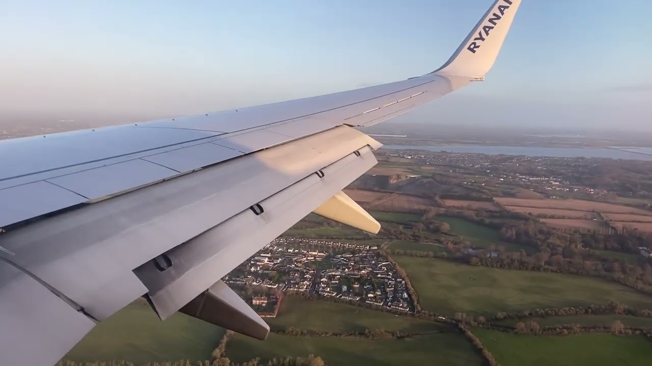 降落都柏林機場 Landing at Dublin Airport