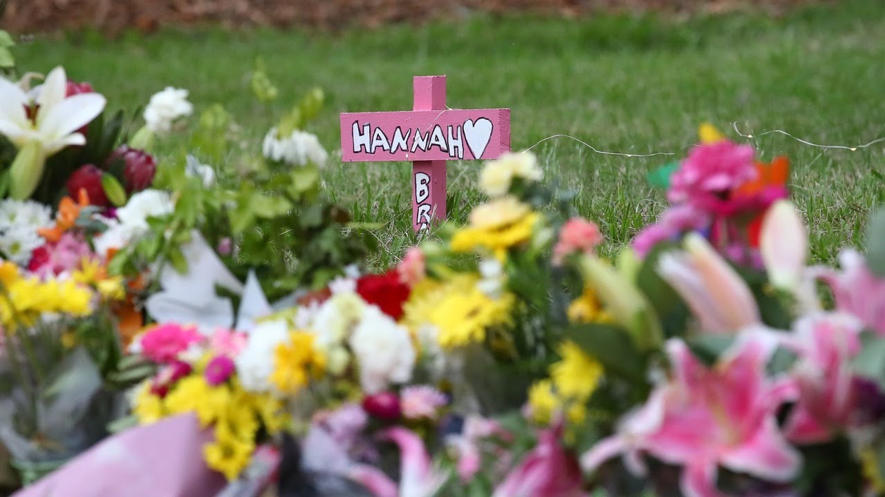 Mourners farewell Hannah Clarke and her three children