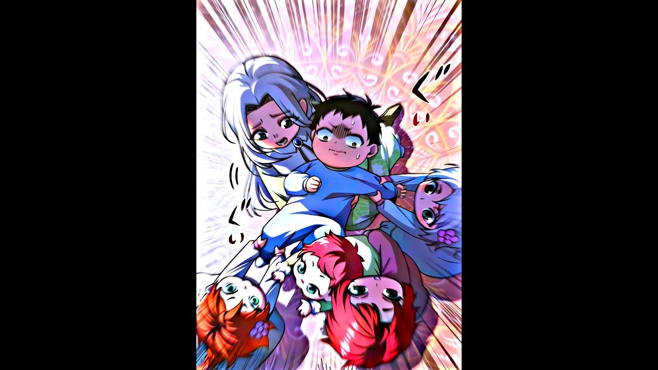 Bro got a harem since he was a baby 🤣 | The Rebel Of Noble Family | #manhwa #shorts #manhwaedit