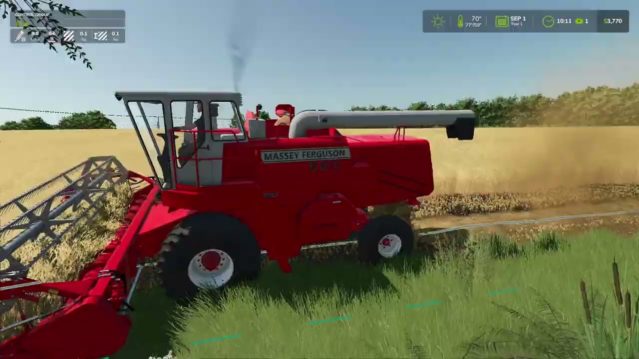 Ride In the Combine| Fs25 Russell Ultra Realistic Series| Ep 9