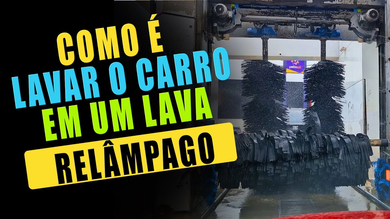 Como &eacute; o Lava R&aacute;pido Autom&aacute;tico - TESTEI A DUCHA DE POSTO