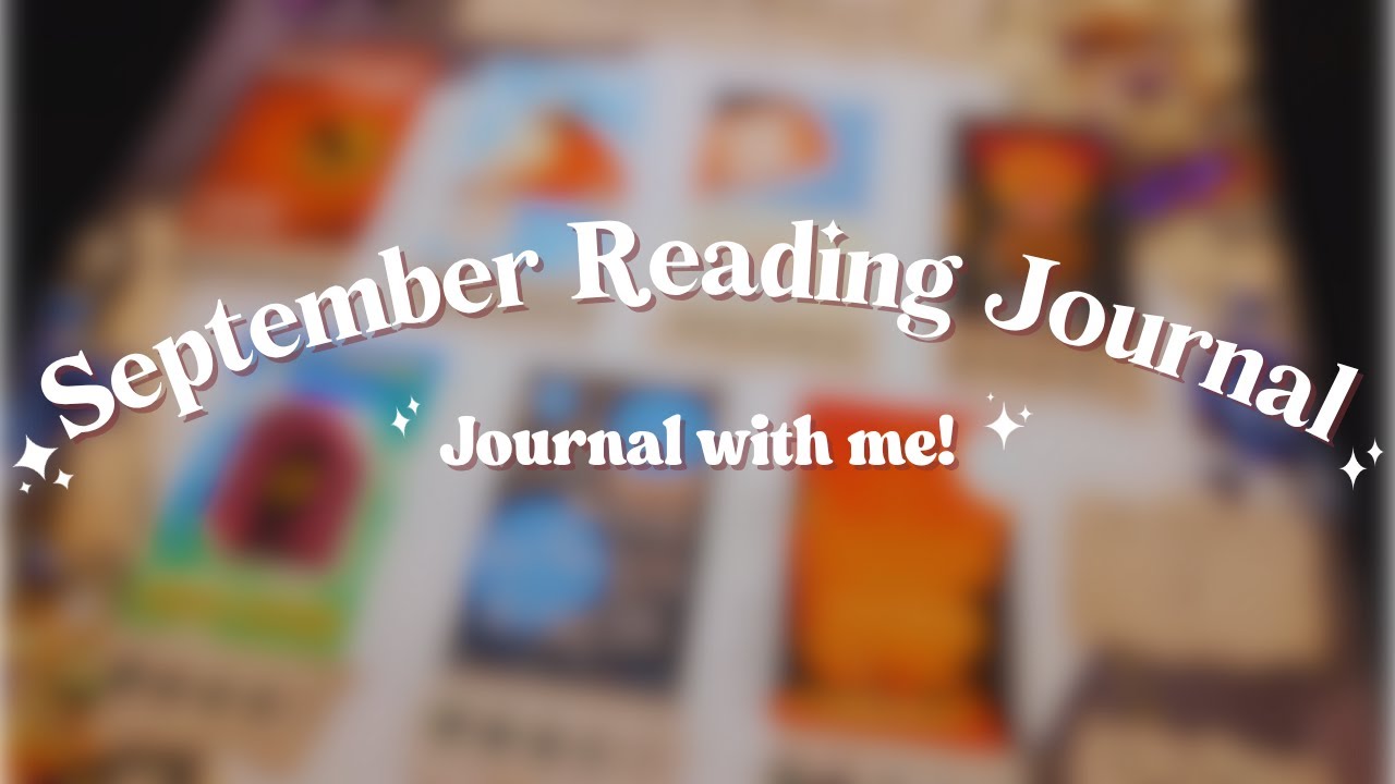 A whimsical & magical reading spread | SEPTEMBER READING JOURNAL 🔮✨