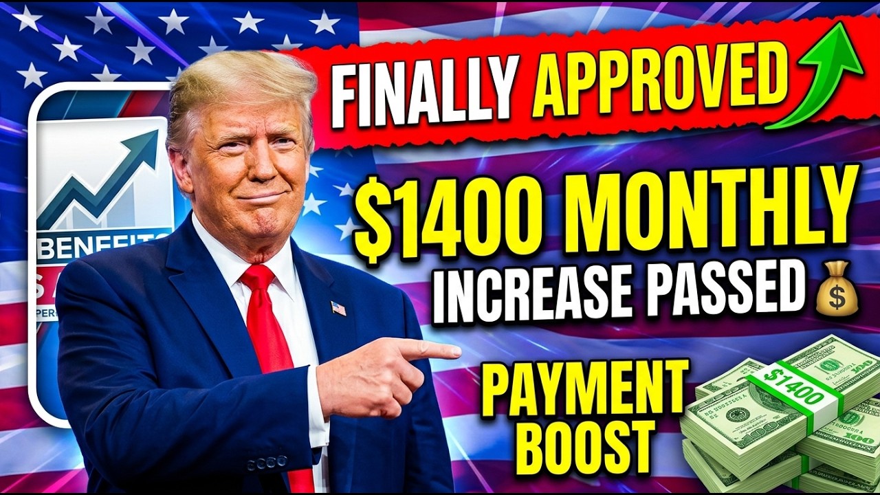 IT PASSED! $1400 Per Month Social Security Increase FINALLY APPROVED! SSA, SSI, SSDI Payments