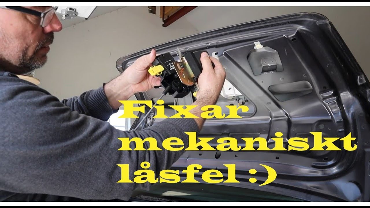 Fixar ett låsfel i bagageluckan. Projekt Volvo S80 - Del 2.