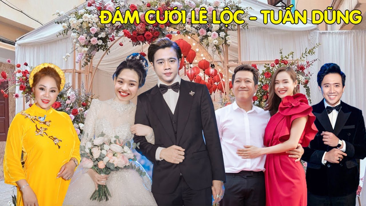 ĐÁM CƯỚI Lê Lộc - Tuấn Dũng tại TP HCM quy tụ dàn sao đình đám