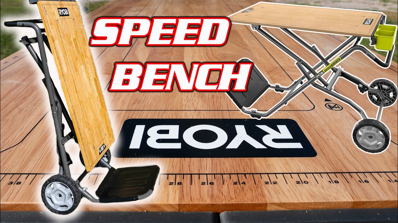УДОБНЫЙ и УНИВЕРСАЛЬНЫЙ — Видео мобильной рабочей станции RYOBI Speed ​​Bench [STM202]