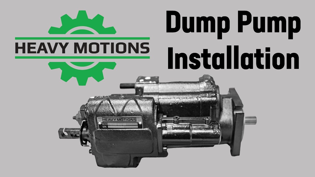 Dump Pump Installation Guide: Left vs. Right Hand Rotation and 2 vs. 3 Line System