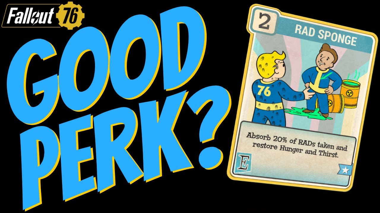 Fallout 76 PTS - How Good Is The Reworked Rad Sponge?