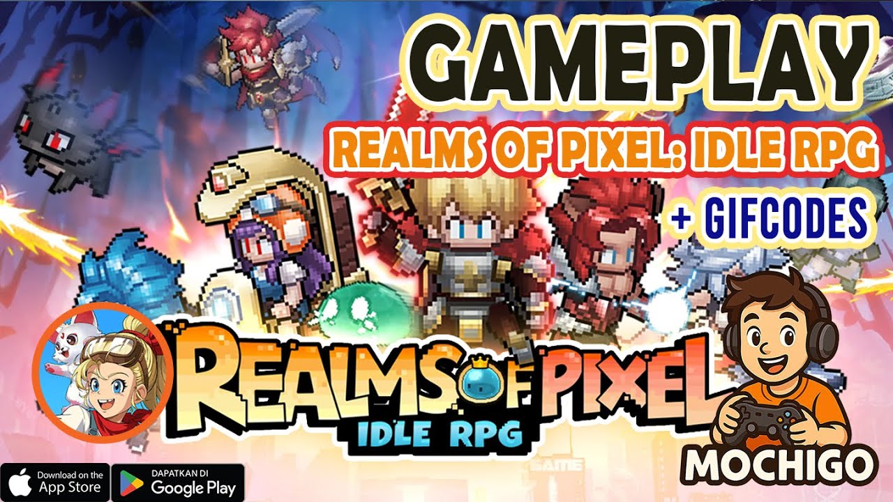 Realms of Pixel: Idle RPG Gameplay | 🎁 13 Giftcodes & How to Redeem Codes - Android / IOS