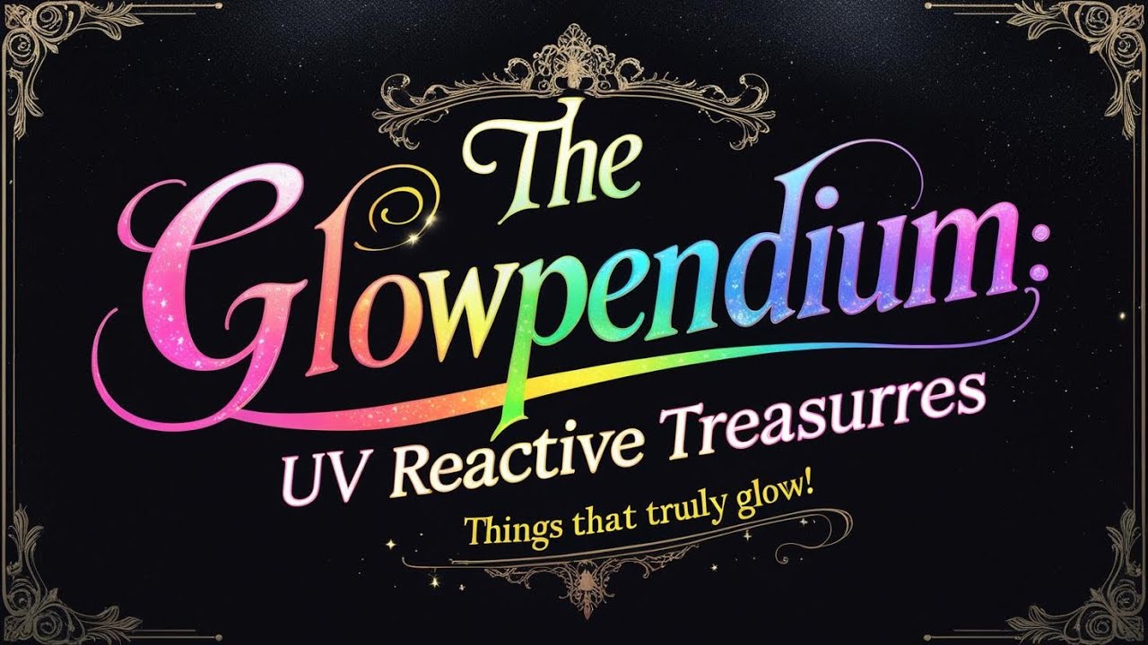 The Glowpendium: UV Reactive Treasures - Things That Truly Glow!