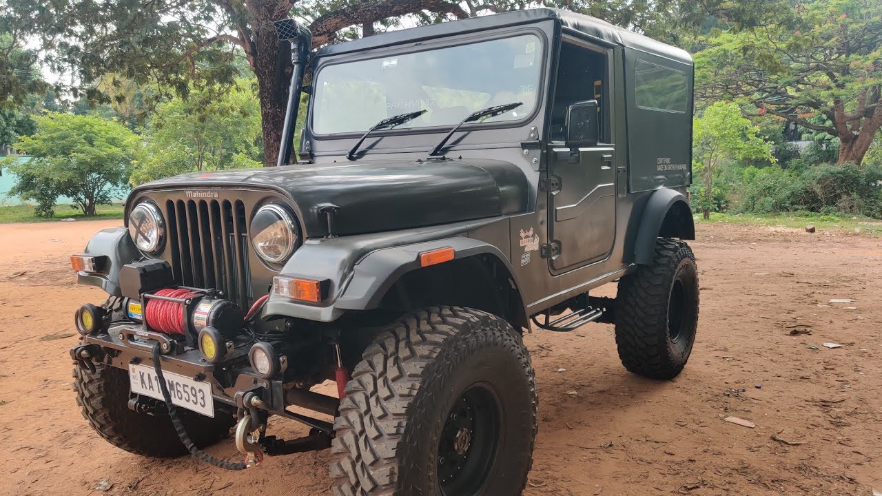 1998 #Mahindra 550 4x4 made like Monster Truck Jeep completely Modified @ Jeepzone NOT FOR SALE