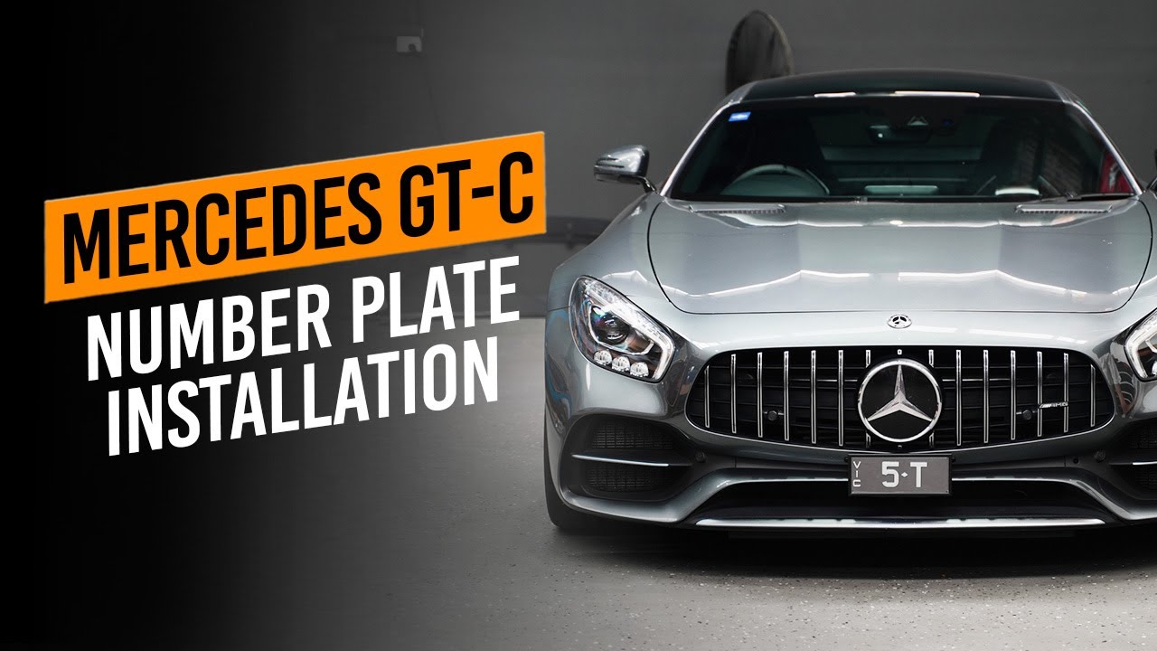 Mercedes GT-C Number Plate Mounting Solution