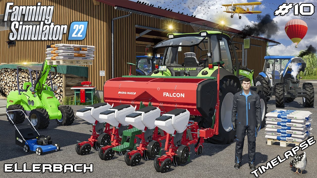 @kedex's New Holland BROKE DOWN while planting CORN | Ellerbach | Farming Simulator 22 | Episode 10