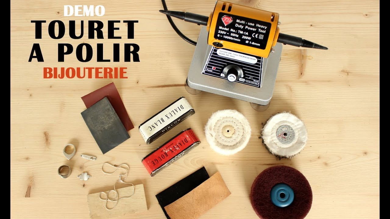 Outil : le touret à polir - Comment l'utiliser et polir des bijoux ?