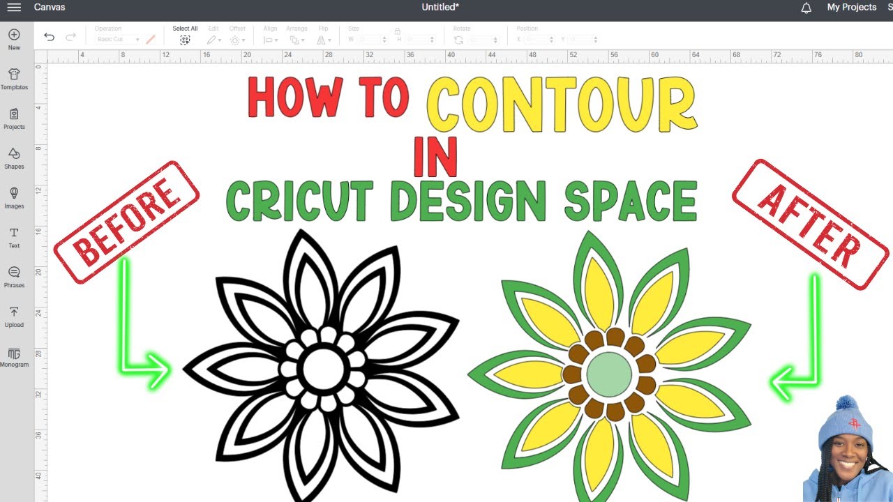 КАК СОЗДАТЬ КОНТУР В ПРОСТРАНСТВЕ CRICUT DESIGN | ПРОСТРАНСТВЕ CRICUT DESIGN ДЛЯ НАЧИНАЮЩИХ