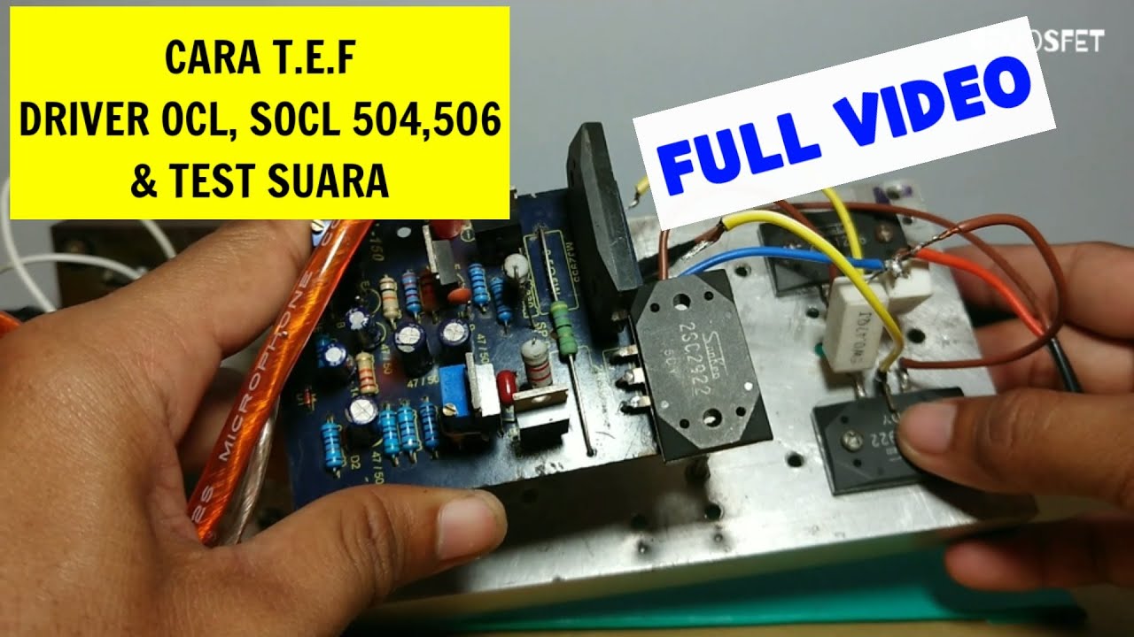 Cara tef ocl 150 watt