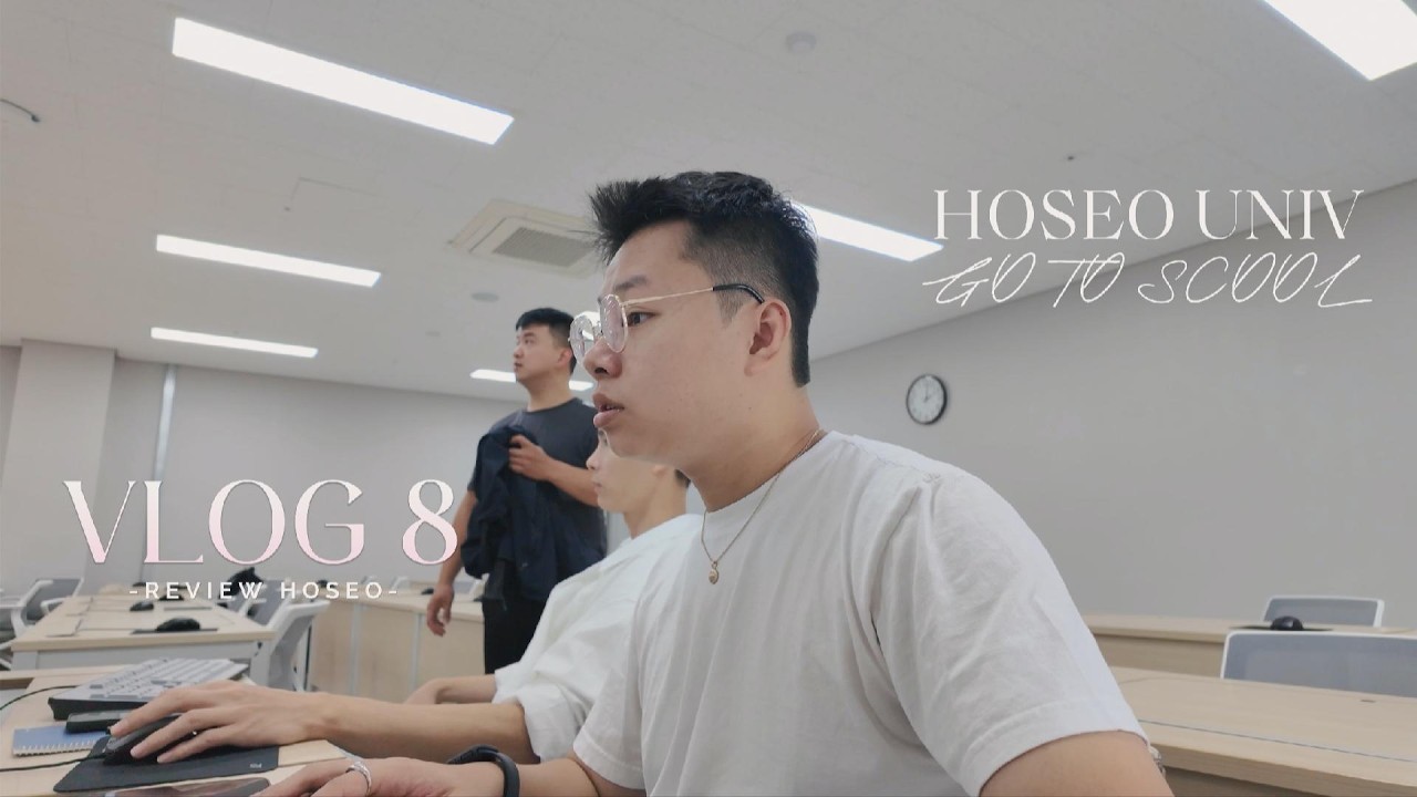 vlog 8: cùng mình đi học nha 🏛 🌄🥘🍀🇰🇷🤙💕