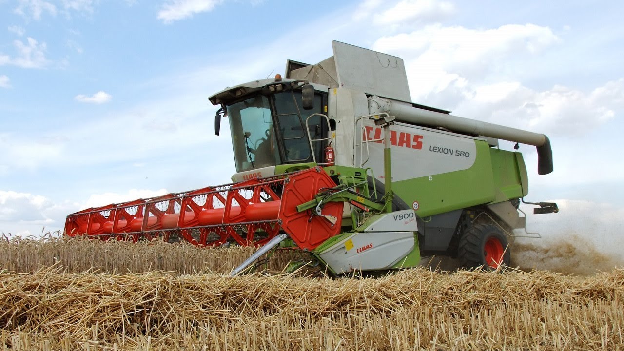 Żniwa z Claas ą 2018: CLAAS LEXION 580 + V900 &ndash; godny następca serii 400