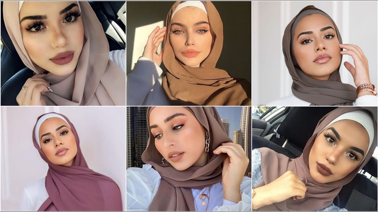 لفات حجاب للشالات الشيفون والجورجيت سهلة وأنيقة | hijab tutorial