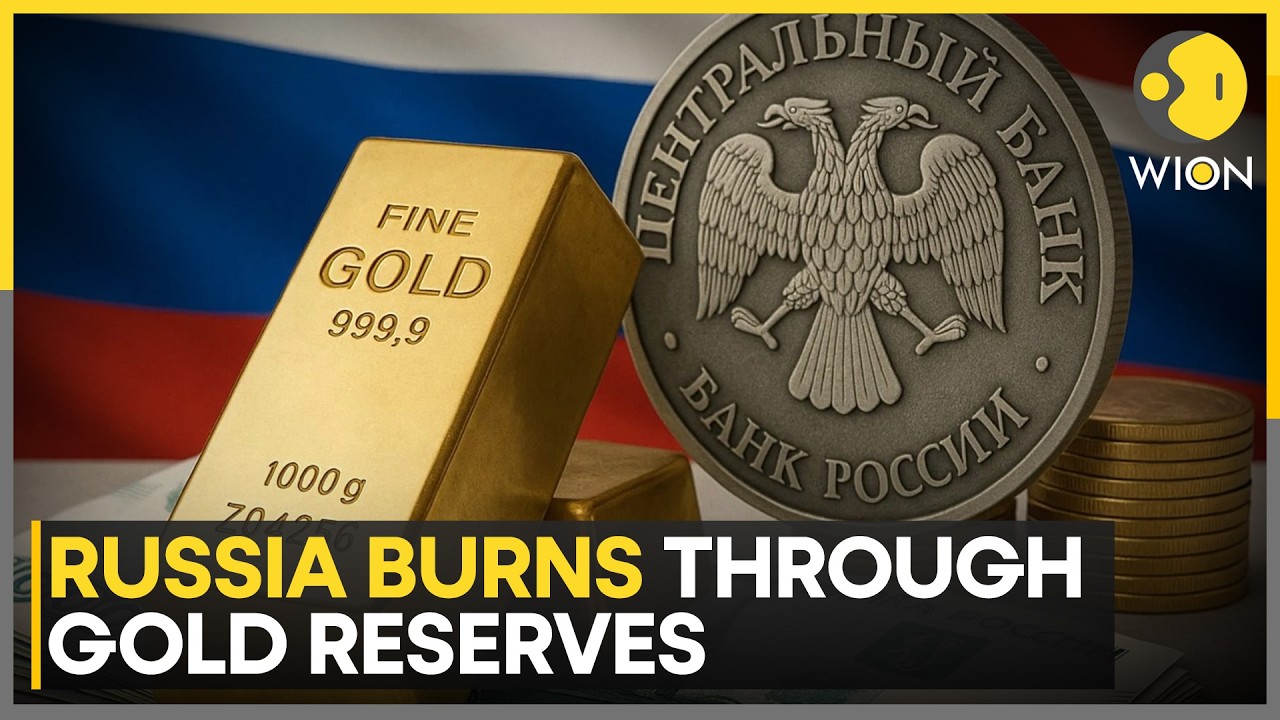 Russia's Gold Reserves Hit Lowest Since Feb 2022 | WION News