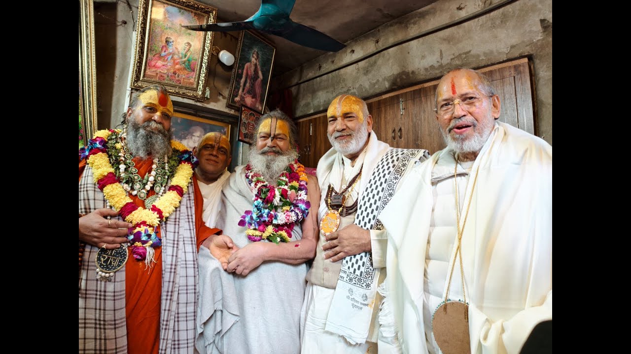 श्री मलूकपीठाधीश्वर राजेंद्रदास जी, गोरेलाल कुंज महाराजजी, पीपापीठाधीश्वर महाराजजी दर्शनार्थ पधारे