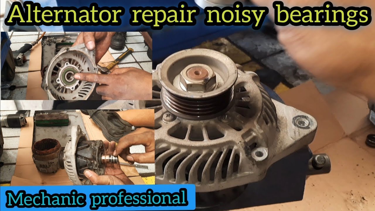 ALTERNATOR REPAIR NOISY BEARINGS (Perbaikan laher alternator berisik)