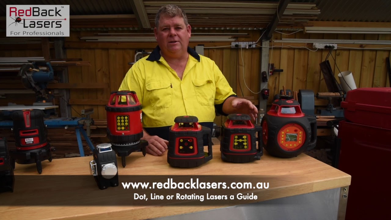 A Guide to Dot, Line & Rotating Lasers by RedBack Lasers
