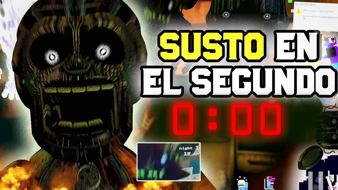 ¿TE PUEDEN ASUSTAR EN EL SEGUNDO 0:00? || Experimentos de FNaF #6.