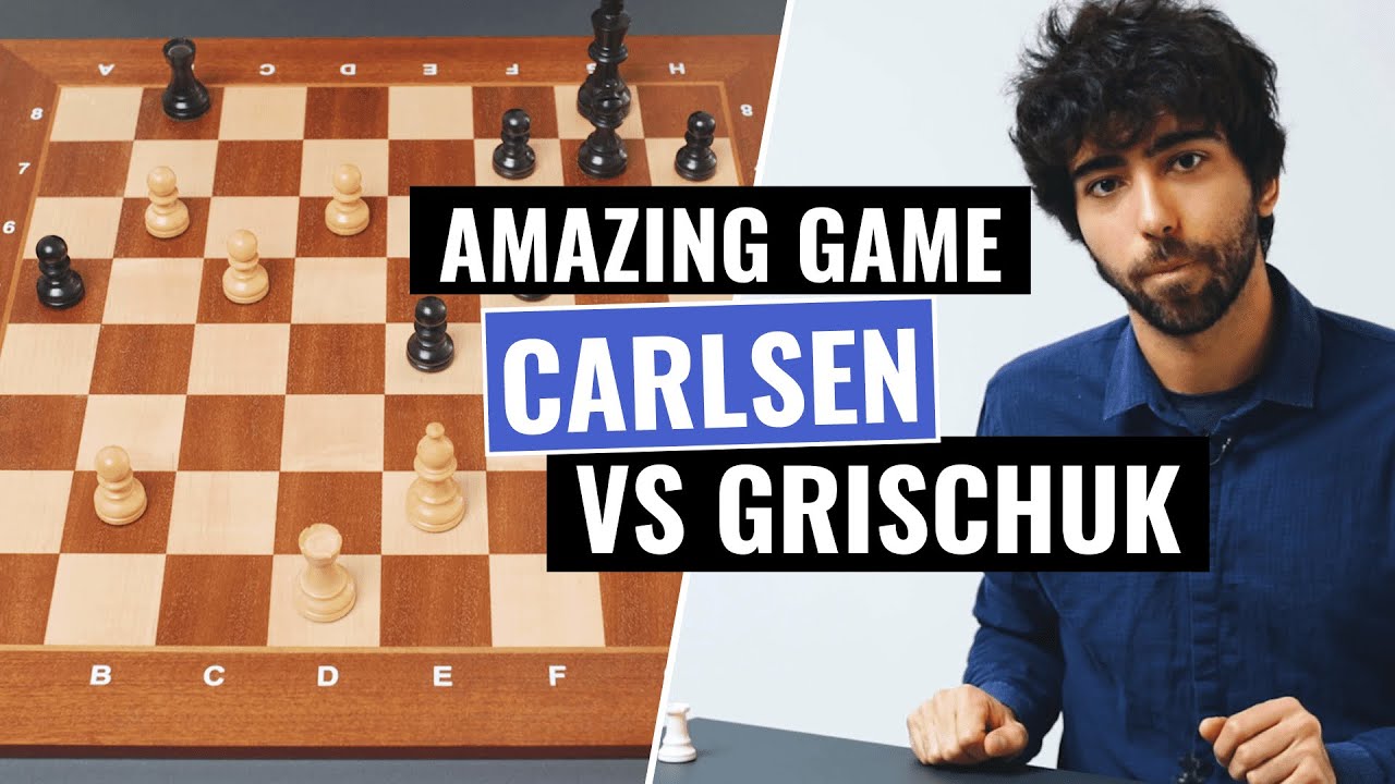 Amazing Chess Game by Brilliant Young Carlsen | Carlsen vs Grischuk | Linares, 2009