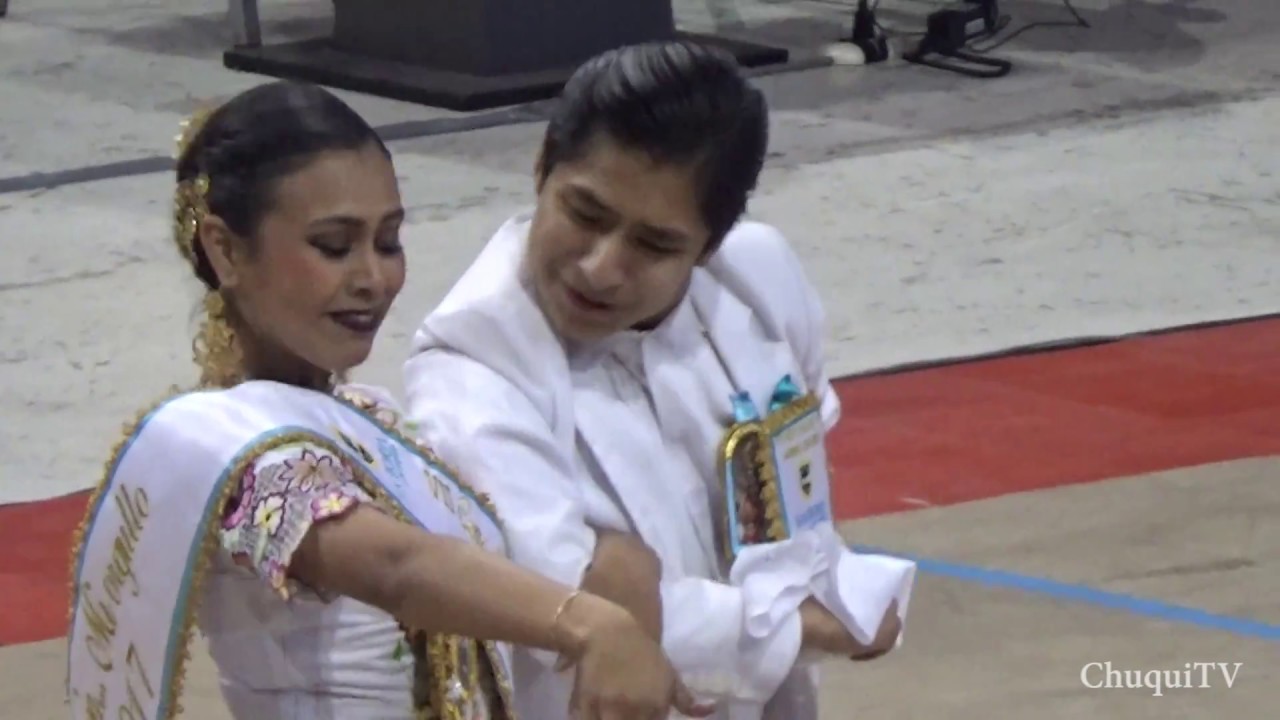 Maria Angelica Matos y Jeanpiere Villanueva. Entrega de Campeonato Juvenil. San Borja 2018