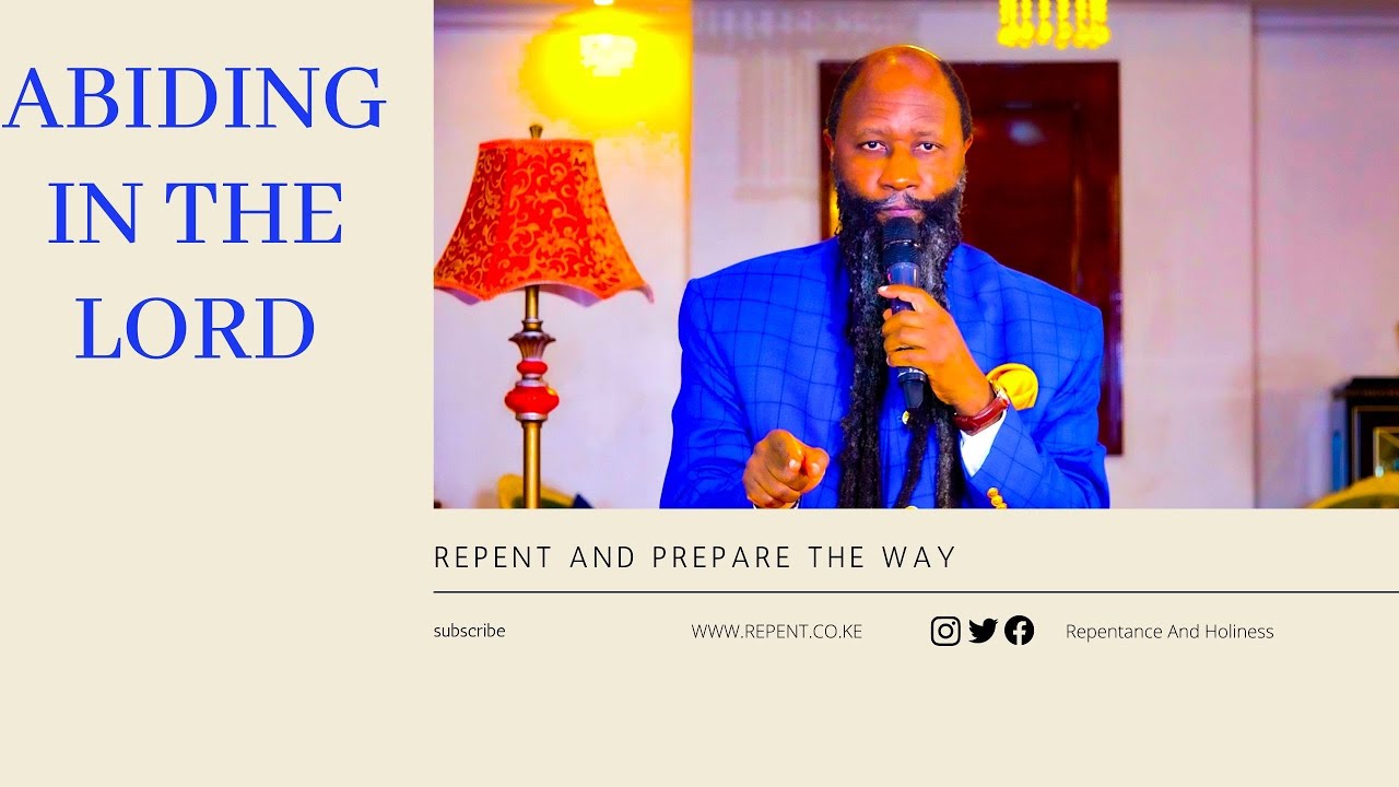 Abiding in THE LORD