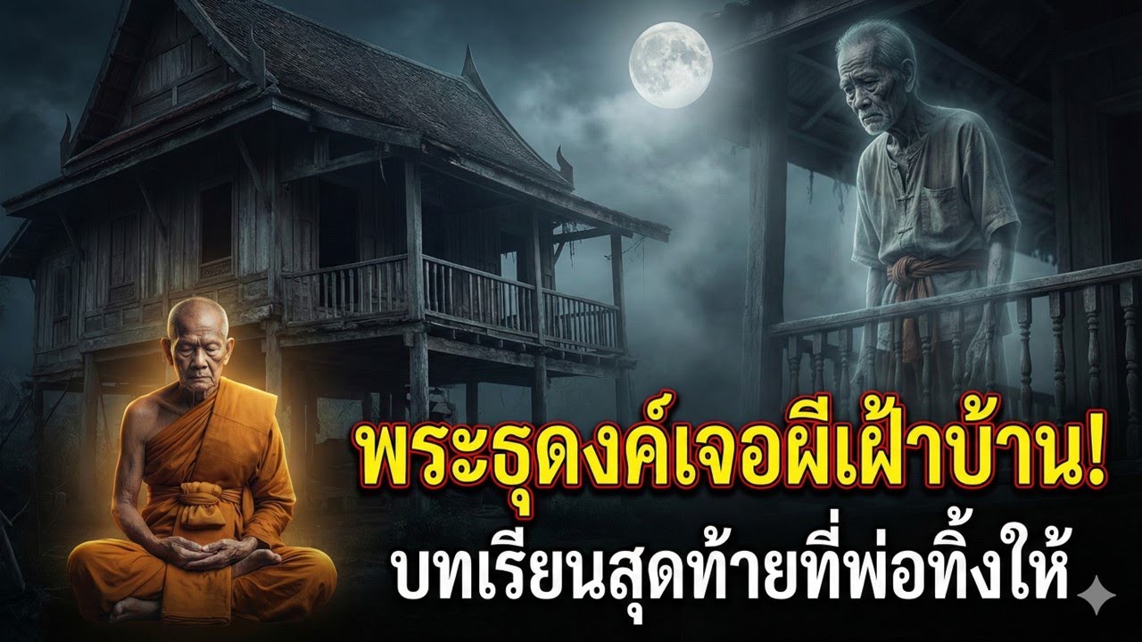 พระธุดงค์เจอผีเฝ้าบ้านร้าง