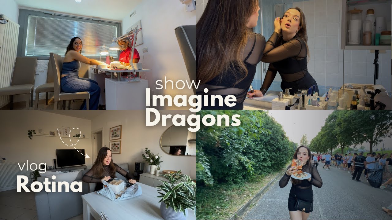Vlog rotina na Itália, show Imagine Dragons, comprinhas da Shein e mais