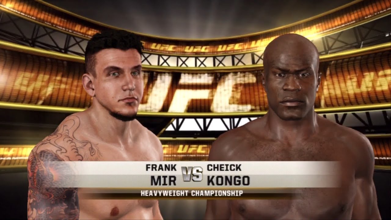 UFC Undisputed 3 Gameplay Frank Mir vs Cheick Kongo