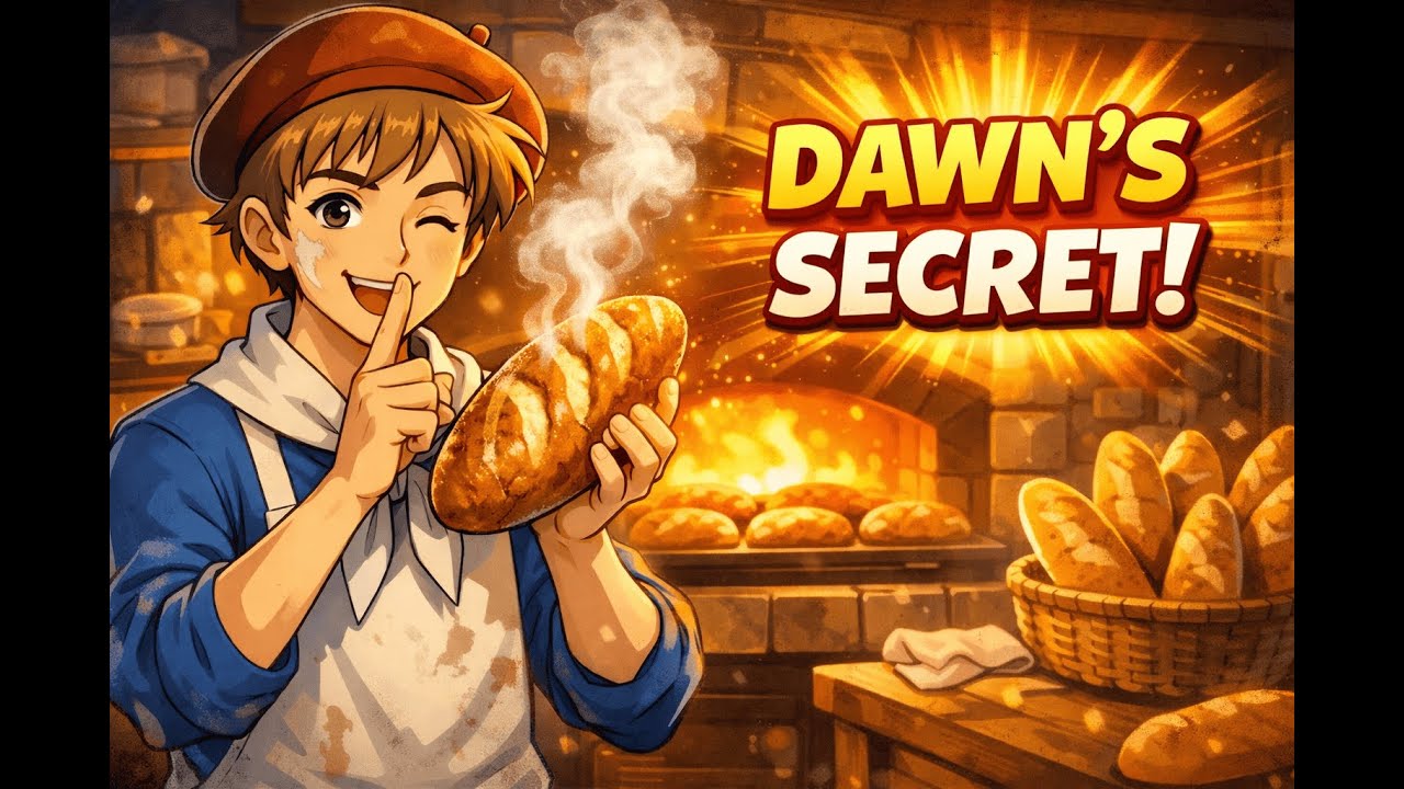 Peaceful Bread Making in a Rustic Kitchen | Cozy Ghibli Moments | Asmr Baking