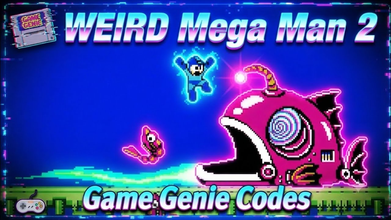 Weird Mega Man 2 game genie codes