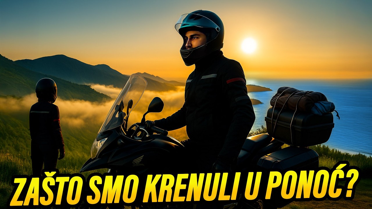 KRENULI SMO MOTOROM NA MORE U PONOĆ (bez spavanja!)