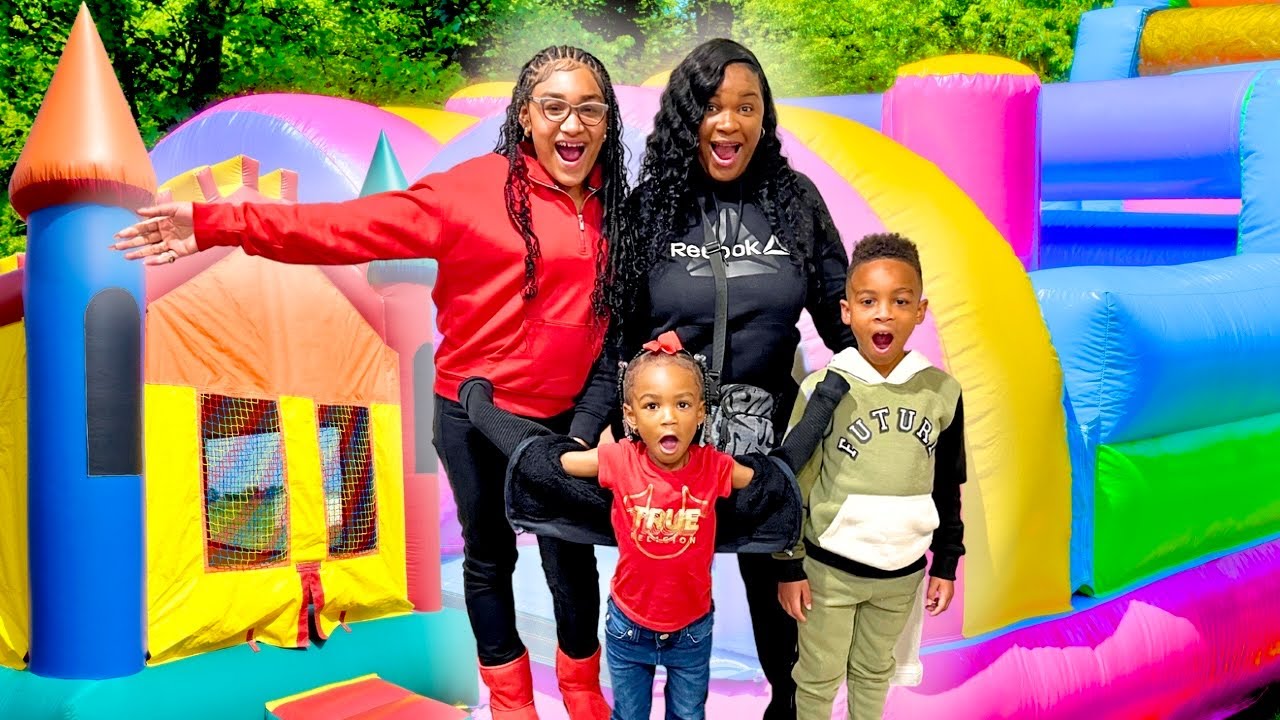 We Took The KIDS To The Biggest BOUNCE HOUSE PARK!!!