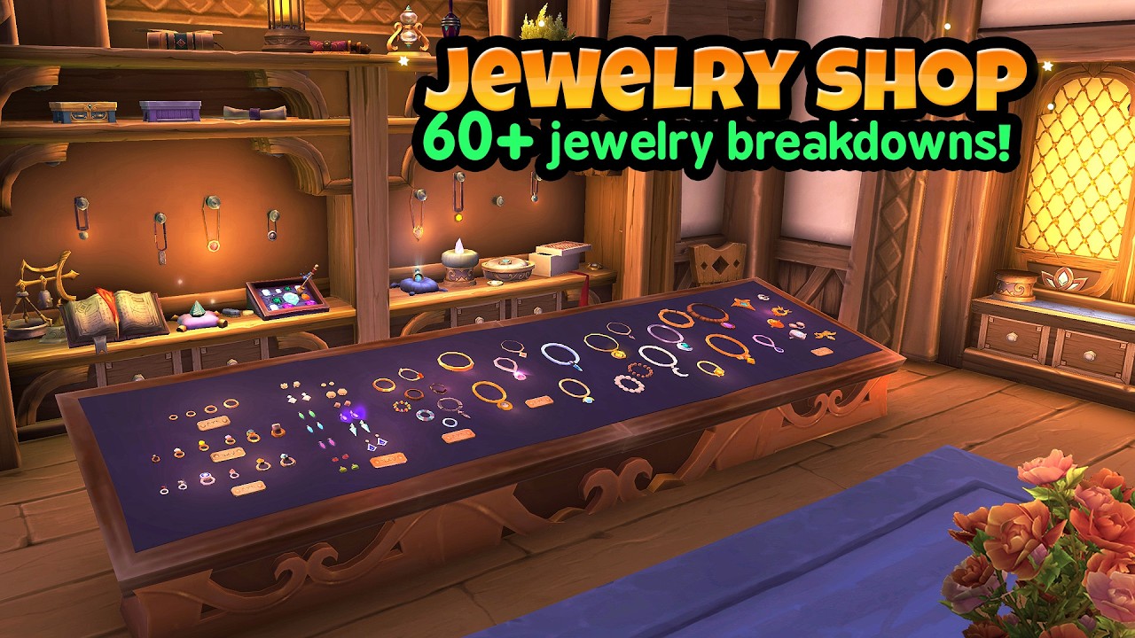 Jewelry Shop | 60+ Jewelry Breakdowns in WoW Housing