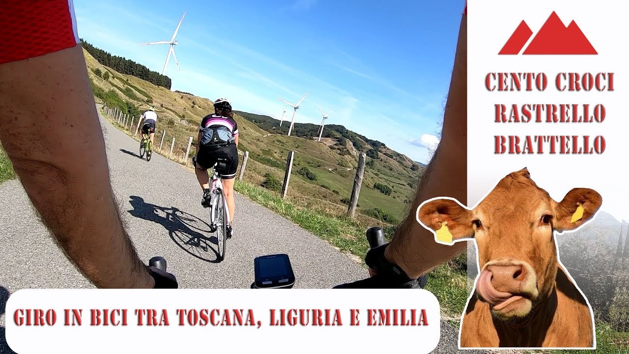🚴Passo delle cento croci in bici. Sono stato attaccato da una mucca 🐄😱