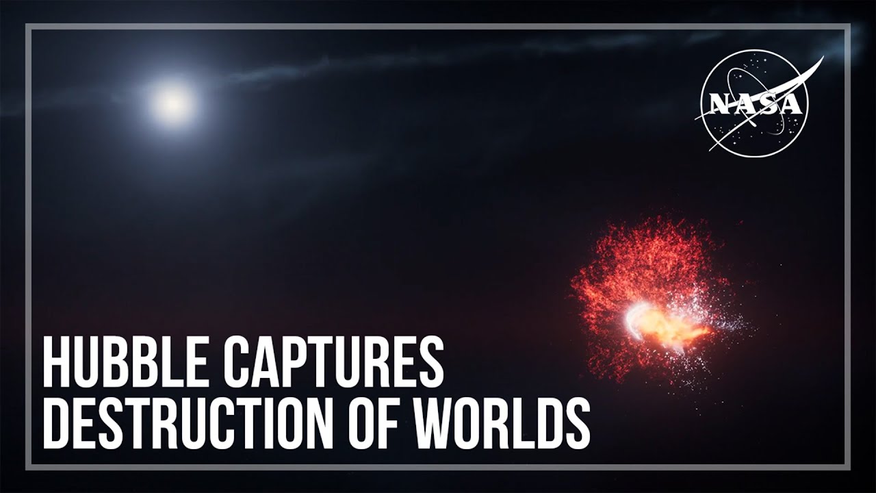 Hubble Captures Destruction of Worlds
