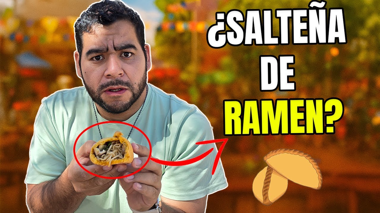 COMIENDO SALTEÑAS RARAS en la FERIA DE LA SALTEÑA 2025 *no me esperaba esto*