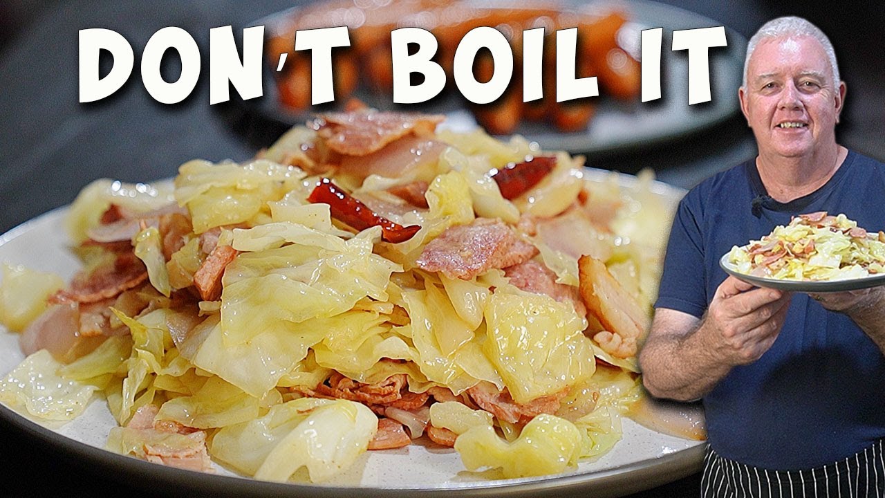 How to Cook CABBAGE & BACON FRY Simple One Pan meal!