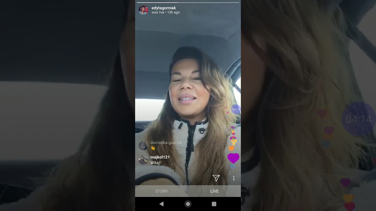 Edyta Górniak - IG live - 07.12.2019