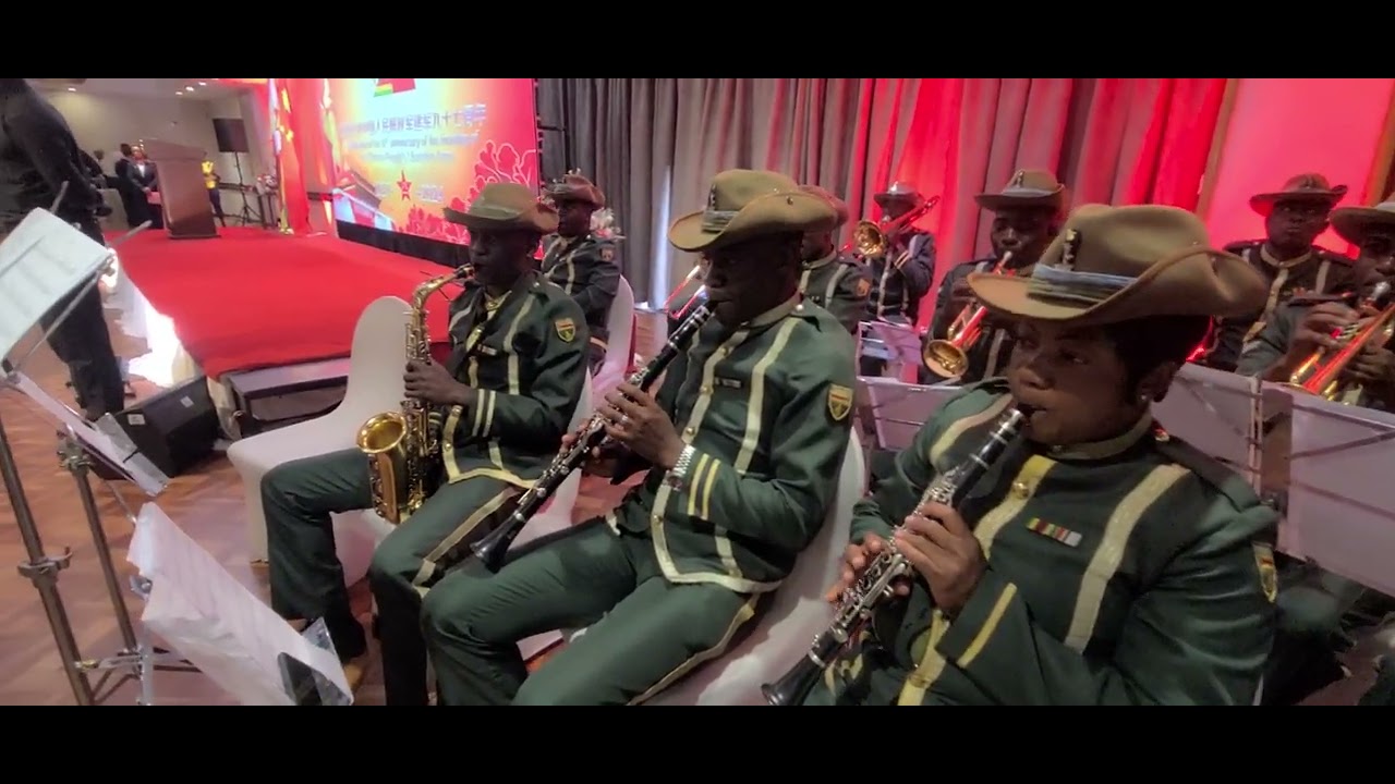 Zimbabwe National Army Band Performing Nzira Dzemasoja @Newsreel-Zimbabwe