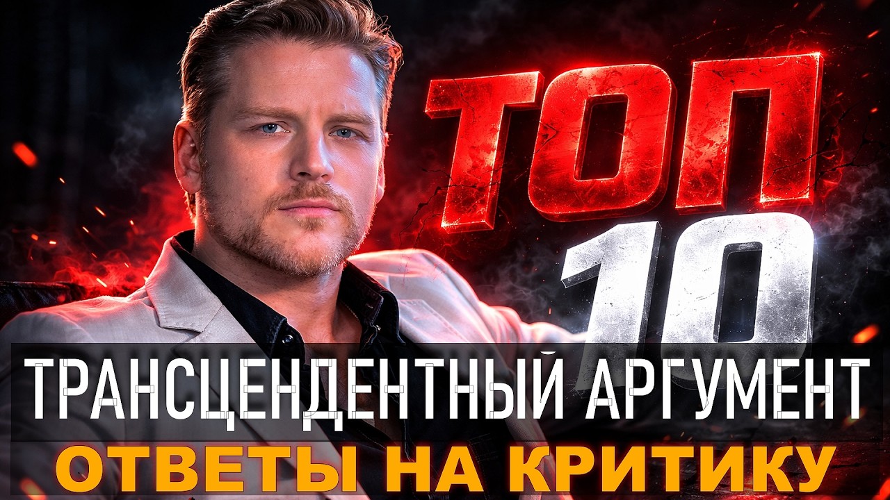 Топ-10 ответов на критику Трансцендентного аргумента за Бога. Джей Дайер.