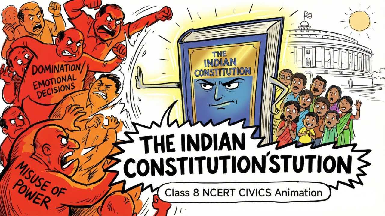 The Indian Constitution | Class 8 Civics Chapter 1 NCERT | Whiteboard Animation for UPSC & All Exams