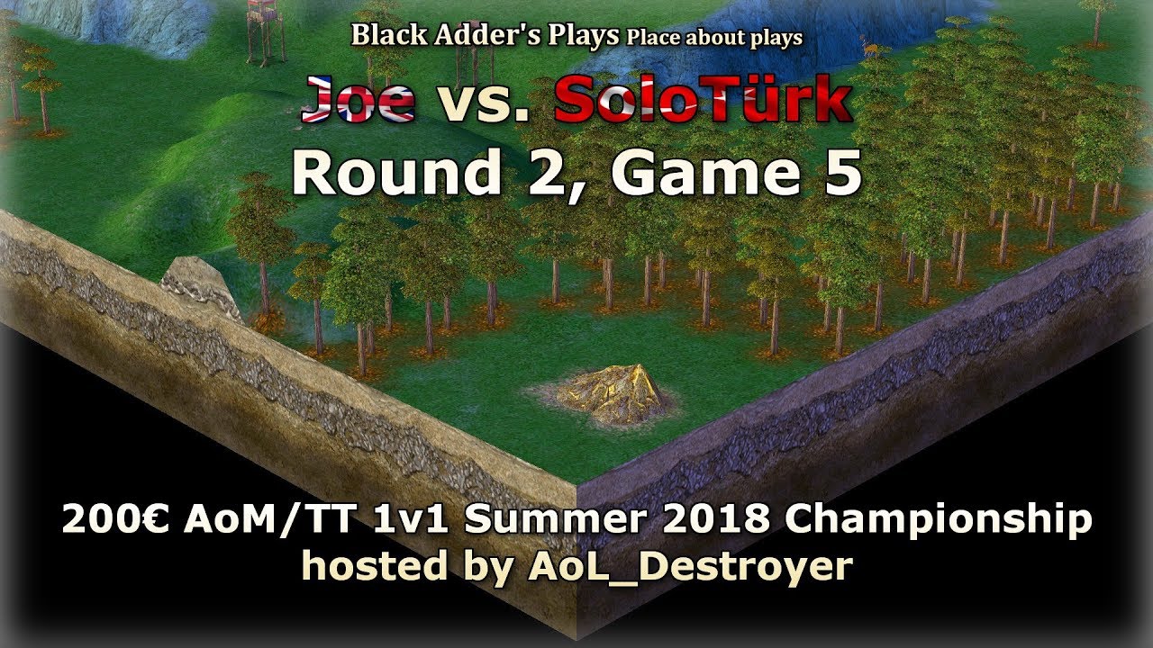 R2 - Joe vs. SoloTürk, Game 5 - Age of Mythology / The Titans 1v1 Summer 2018 Championship