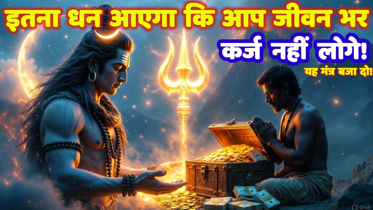 मालामाल कर देंगे महादेव! 💸 कर्ज मुक्ति के लिए 1 बार शिव मंत्र बजा दो। Debt Relief Mantra